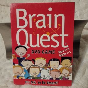Brain Quest DVD Game Ages 6 - 8 Grades 1 - 3 No Cards 2006